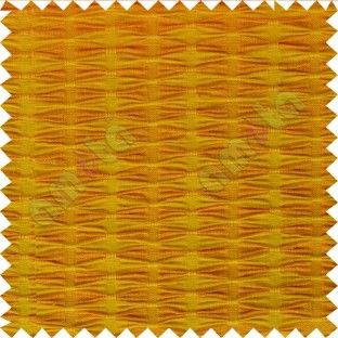Orange yellow pinch diamond pleat cushion cotton fabric 
